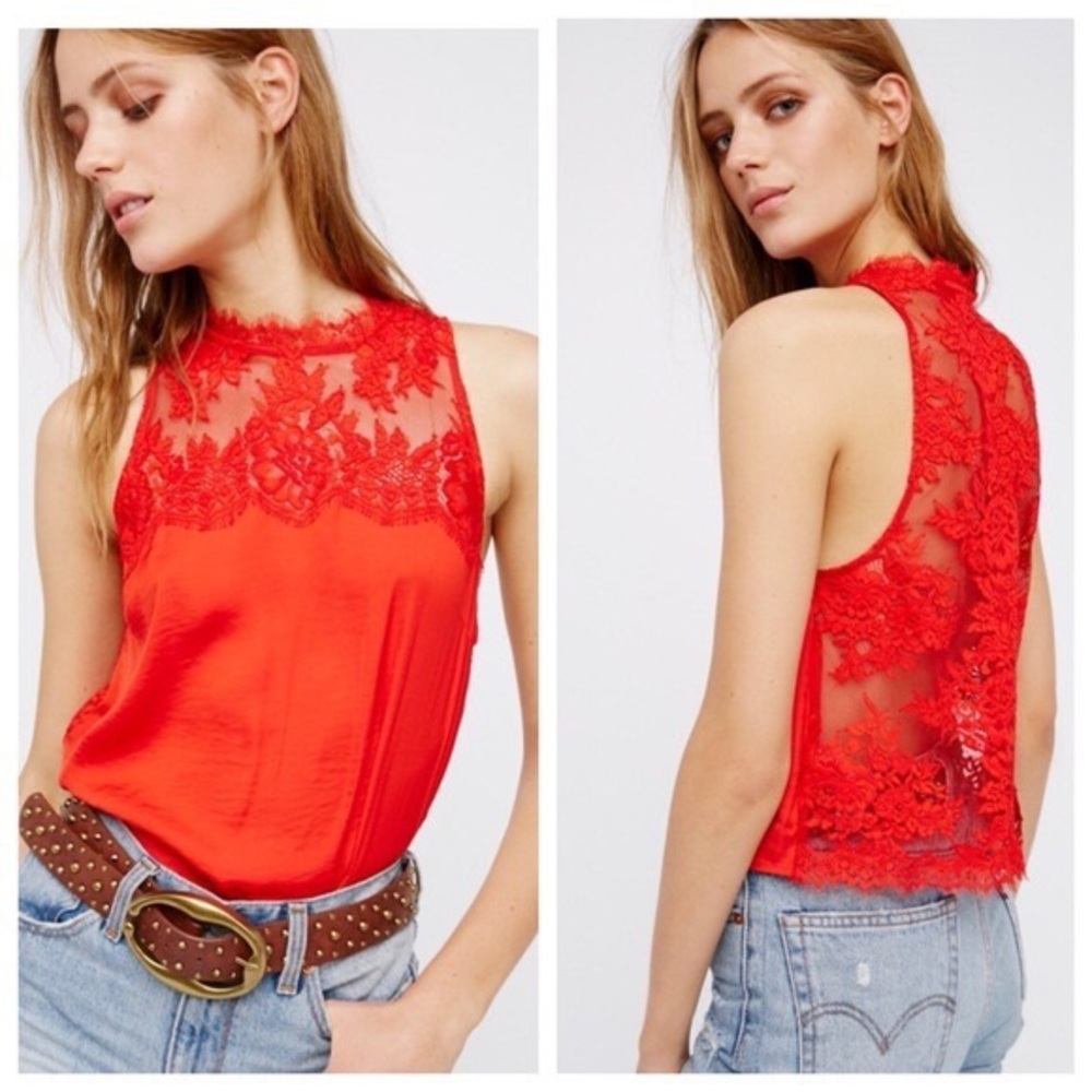 Free People | Tied To You Lace Top